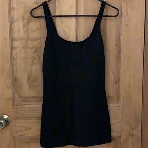 Express Black Shimmer Tank Top